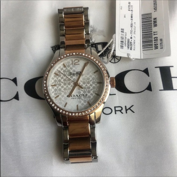 Coach 14502660 W6183 Maddy Two tone lady Watch - Picture 7 of 9